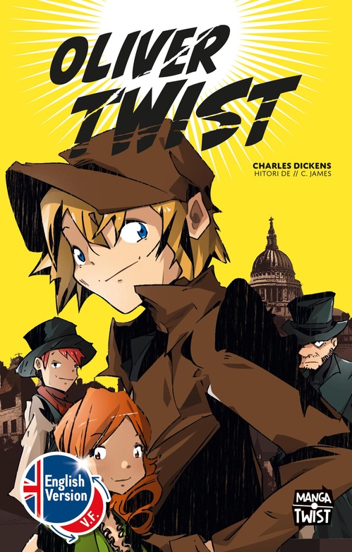 Couverture ebook de Oliver Twist, de Christopher James, Nicolas Hitori de