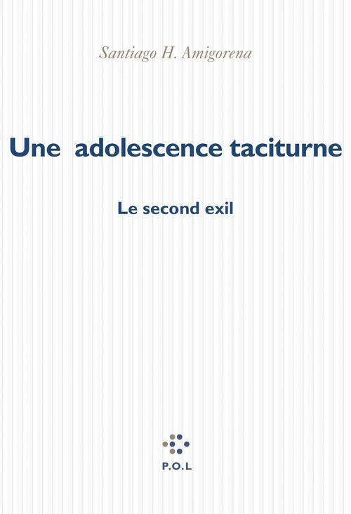 Couverture ebook de Une adolescence taciturne, de Santiago H. Amigorena