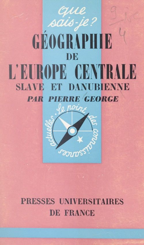 ebook cover of Géographie de l'Europe centrale slave et danubienne, by Pierre George