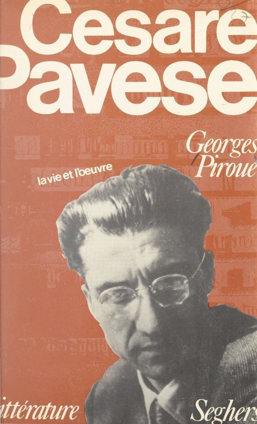 ebook cover of Cesare Pavese, by Georges Piroue