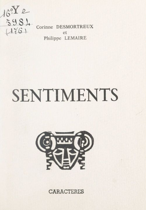ebook cover of Sentiments, by Corinne Desmortreux, Philippe Lemaire