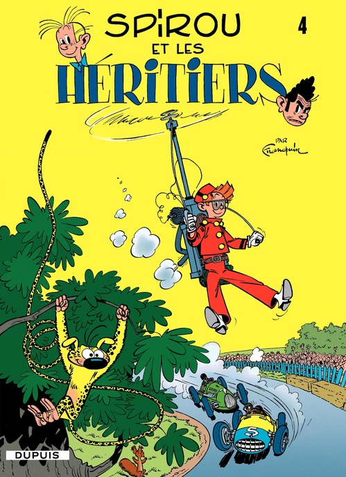 Couverture ebook de Spirou et Fantasio - Tome 4 - Spirou et les héritiers, de André Franquin