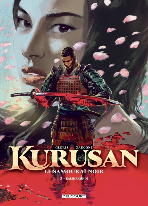 Couverture ebook de Kurusan, le samouraï noir T03 - Kaishakunin, de Thierry Gloris