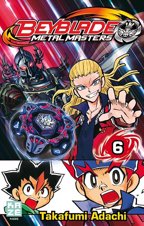 Couverture ebook de Beyblade Metal Masters T06, de Takafumi Adachi