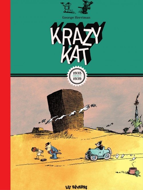 ebook cover of Krazy Kat Les planches du dimanche 1935-1939, volume 3, by George Herriman