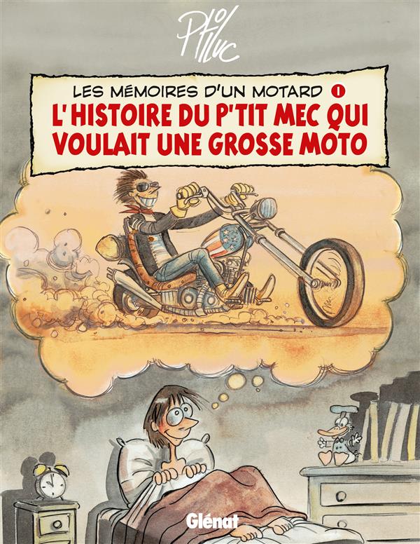 Couverture ebook de Les Mémoires d'un Motard - Tome 01, de Ptiluc