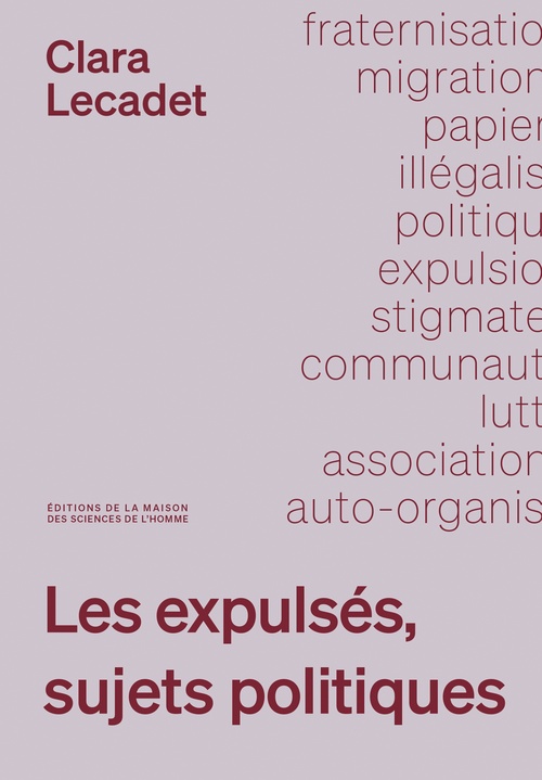 Couverture ebook de Les expulsés, sujets politiques, de Clara Lecadet