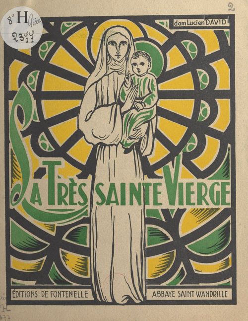 ebook cover of La très Sainte Vierge Marie, by Lucien David