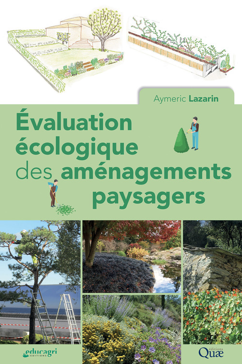 Couverture ebook de Évaluation écologique des aménagements paysagers, de Aymeric Lazarin