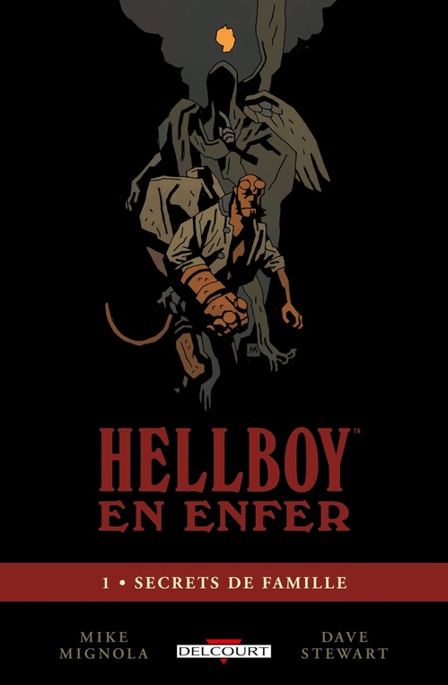 Couverture ebook de HellBoy en enfer T01 - Secrets de famille, de Mike Mignola
