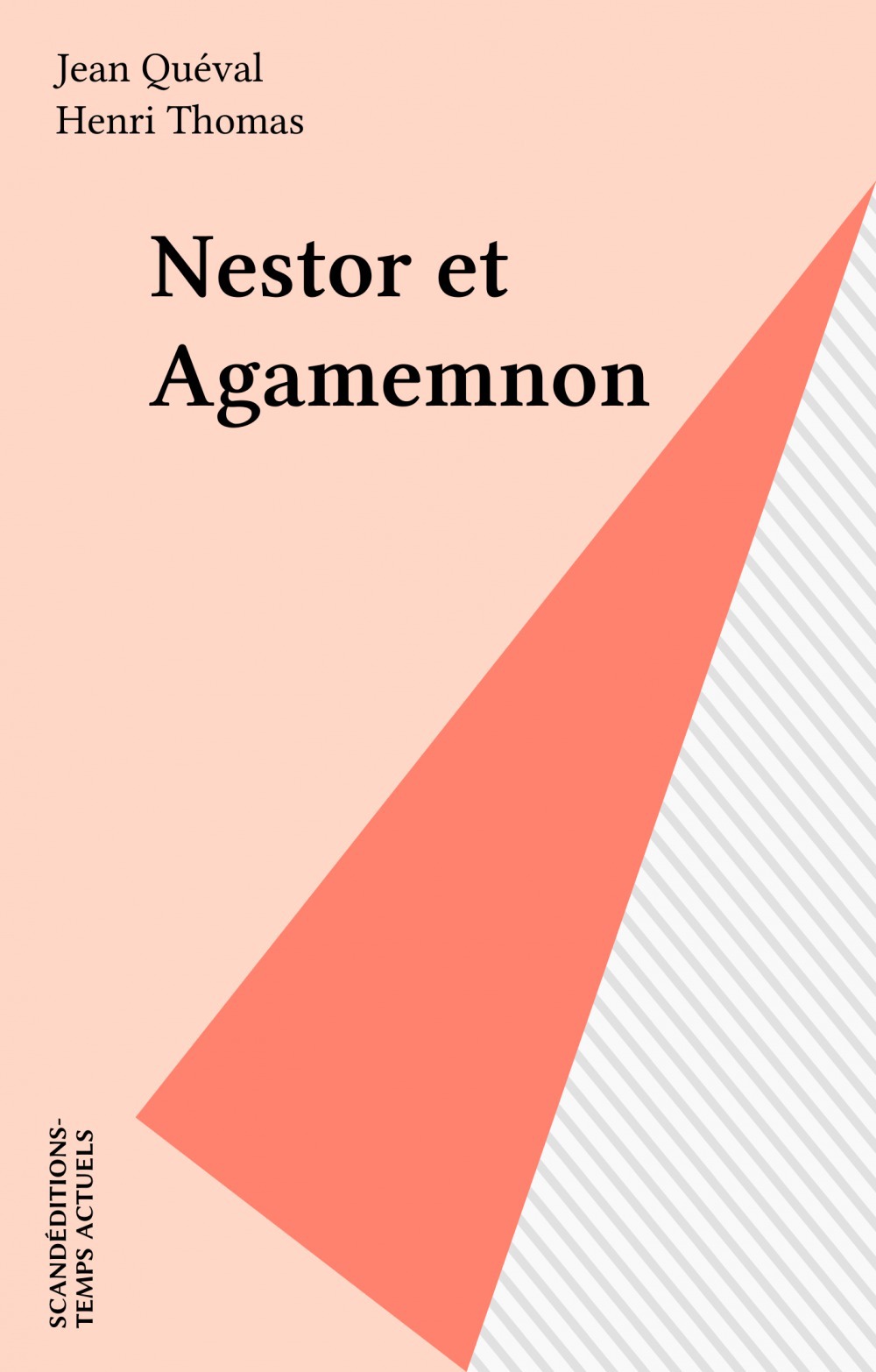 ebook cover of Nestor et Agamemnon, by Jean Queval