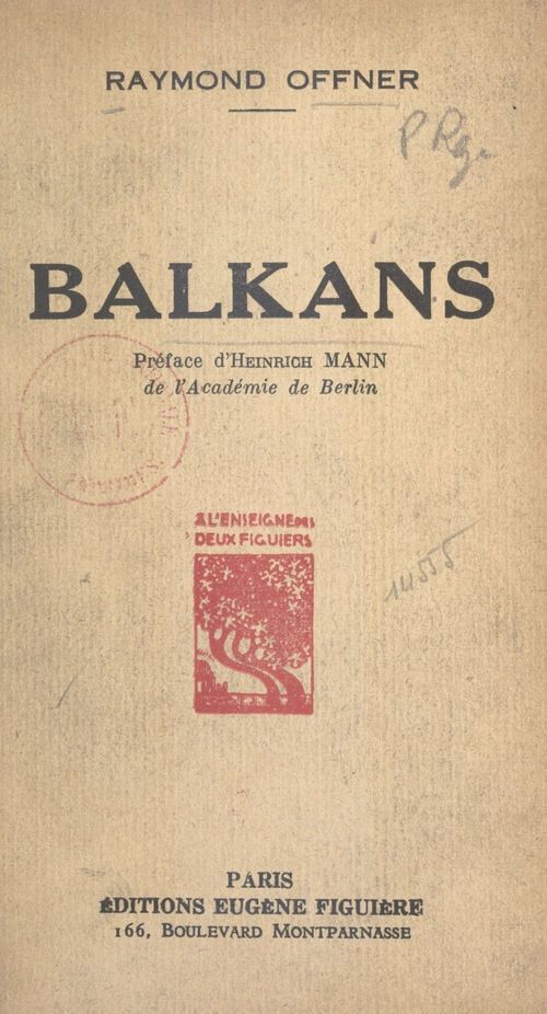 Couverture ebook de Balkans, de Raymond Offner