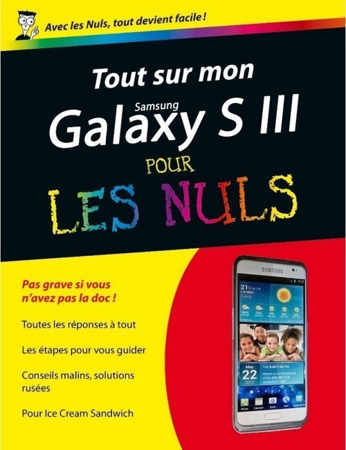 Couverture ebook de Tout sur mon Galaxy S III pour les nuls, de Patrick Beuzit