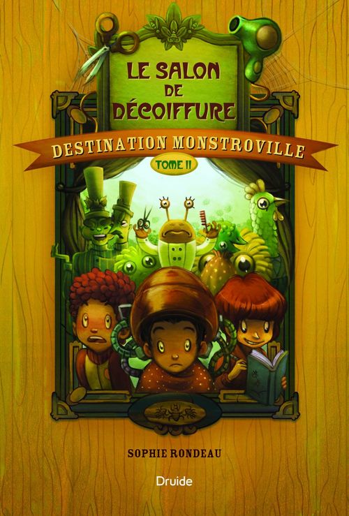 Couverture ebook de Destination Monstroville, Tome II - Le salon de décoiffure, de Nadine Descheneaux