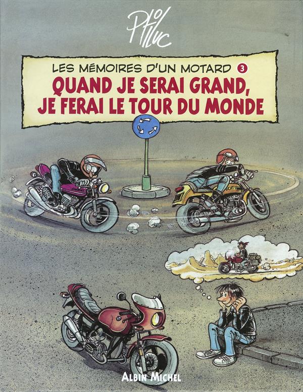 Couverture ebook de Les Mémoires d'un Motard - Tome 03, de Ptiluc