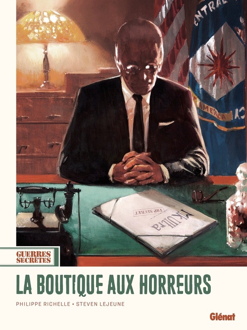 Couverture ebook de Guerres secrètes - Tome 02 La Boutique aux horreurs, de Philippe Richelle, Steven Lejeune