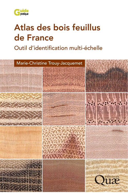 Couverture ebook de Atlas des bois feuillus de France, de Marie-Christine Trouy-Jacquemet