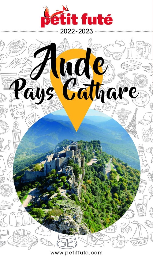 Couverture ebook de AUDE - PAYS CATHARE 2022 Petit Futé, de Collectif petit futé
