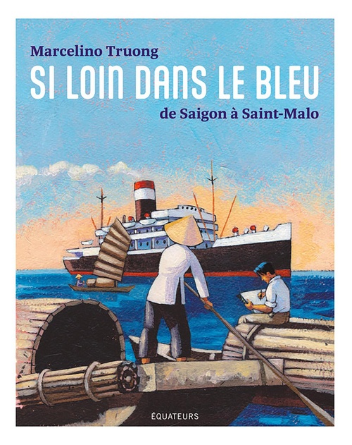 ebook cover of Si loin dans le bleu, by Marcelino Truong