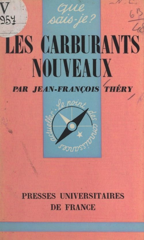 ebook cover of Les carburants nouveaux, by Jean-françois Théry