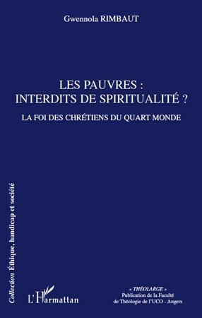Couverture ebook de Les pauvres: interdits de spiritualité?, de Gwennola Rimbaut