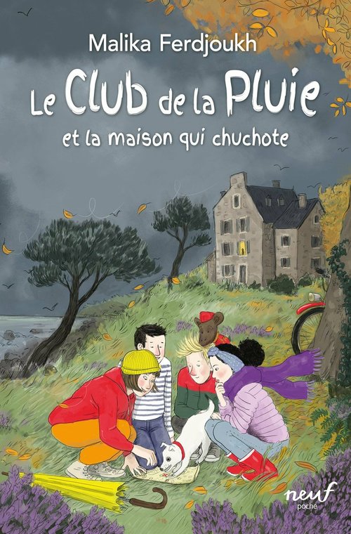 Couverture ebook de Le Club de la pluie - La maison qui chuchote, de Malika Ferdjoukh, Cati Baur