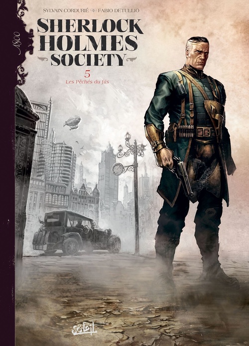 ebook cover of Sherlock Holmes Society T05 - Les Pêchés du fils, by Sylvain Cordurie