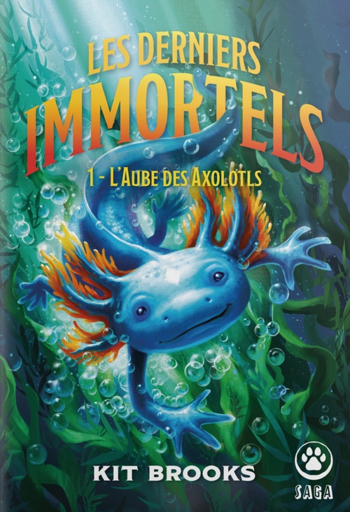 ebook cover of L'aube des axolotls, by Kit Brooks