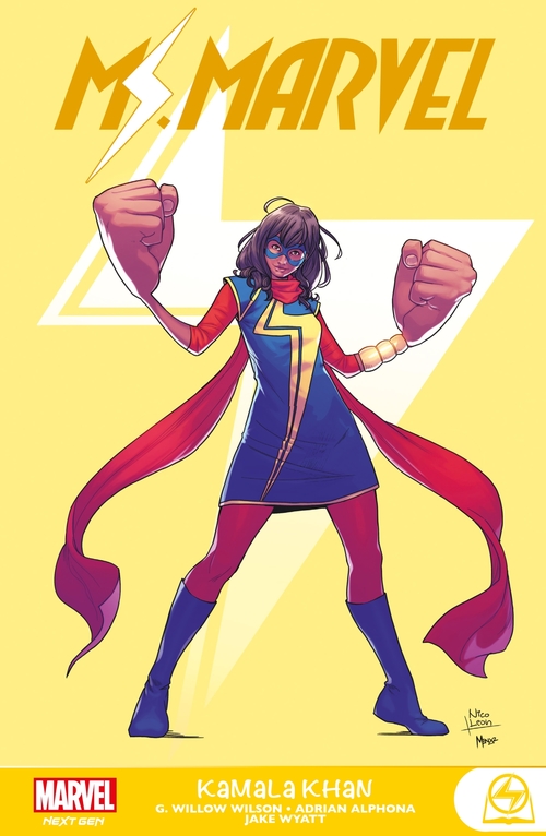 Couverture ebook de Miss Marvel : Kamala Khan, de G. Willow Wilson