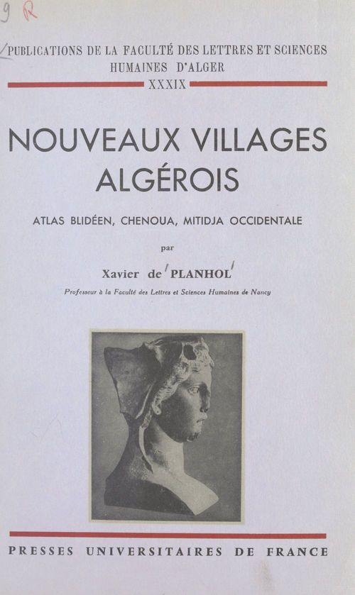 Couverture ebook de Nouveaux villages algérois, de Xavier de Planhol