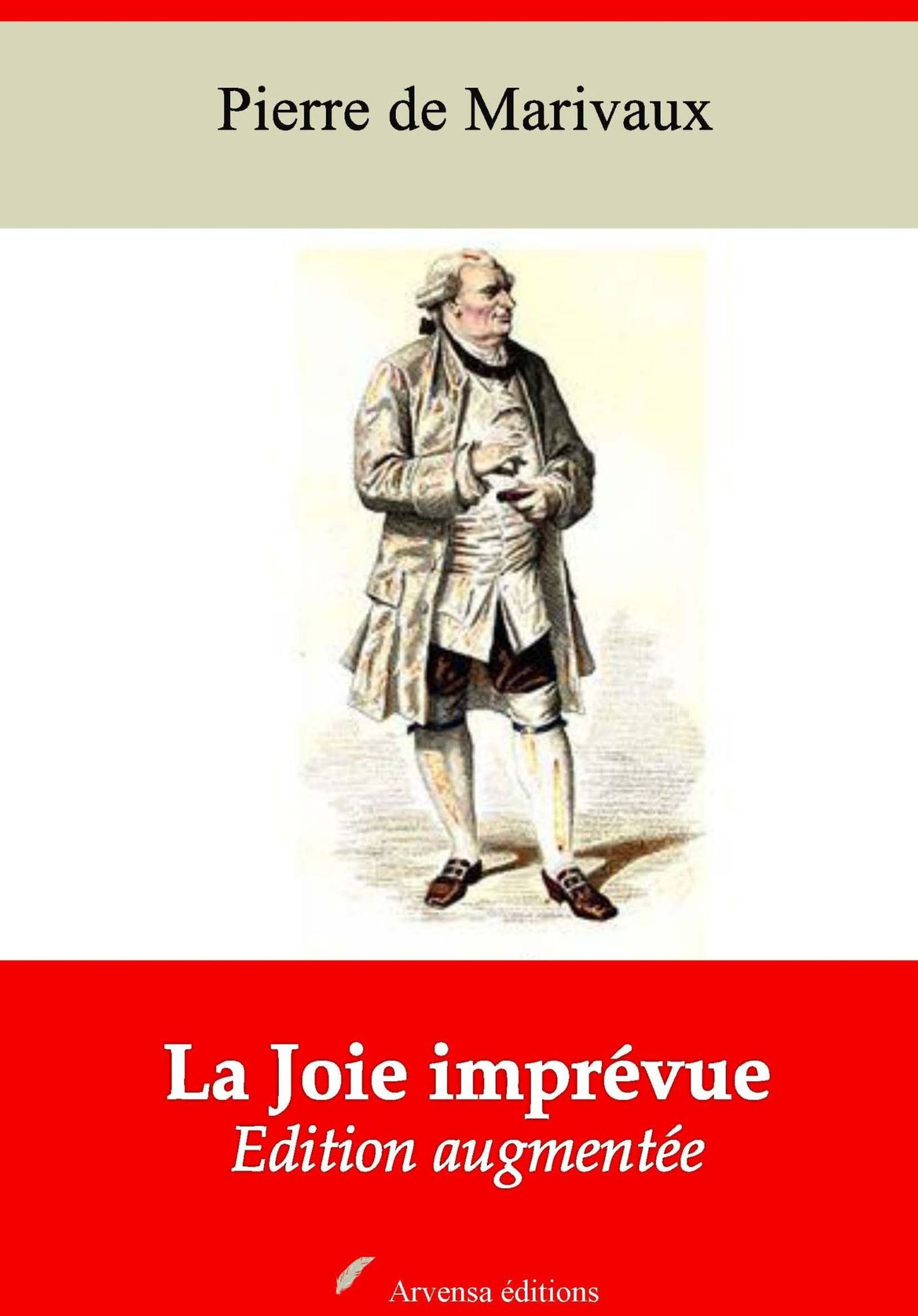 Couverture ebook de La Joie imprévue - suivi d'annexes, de Pierre De Marivaux