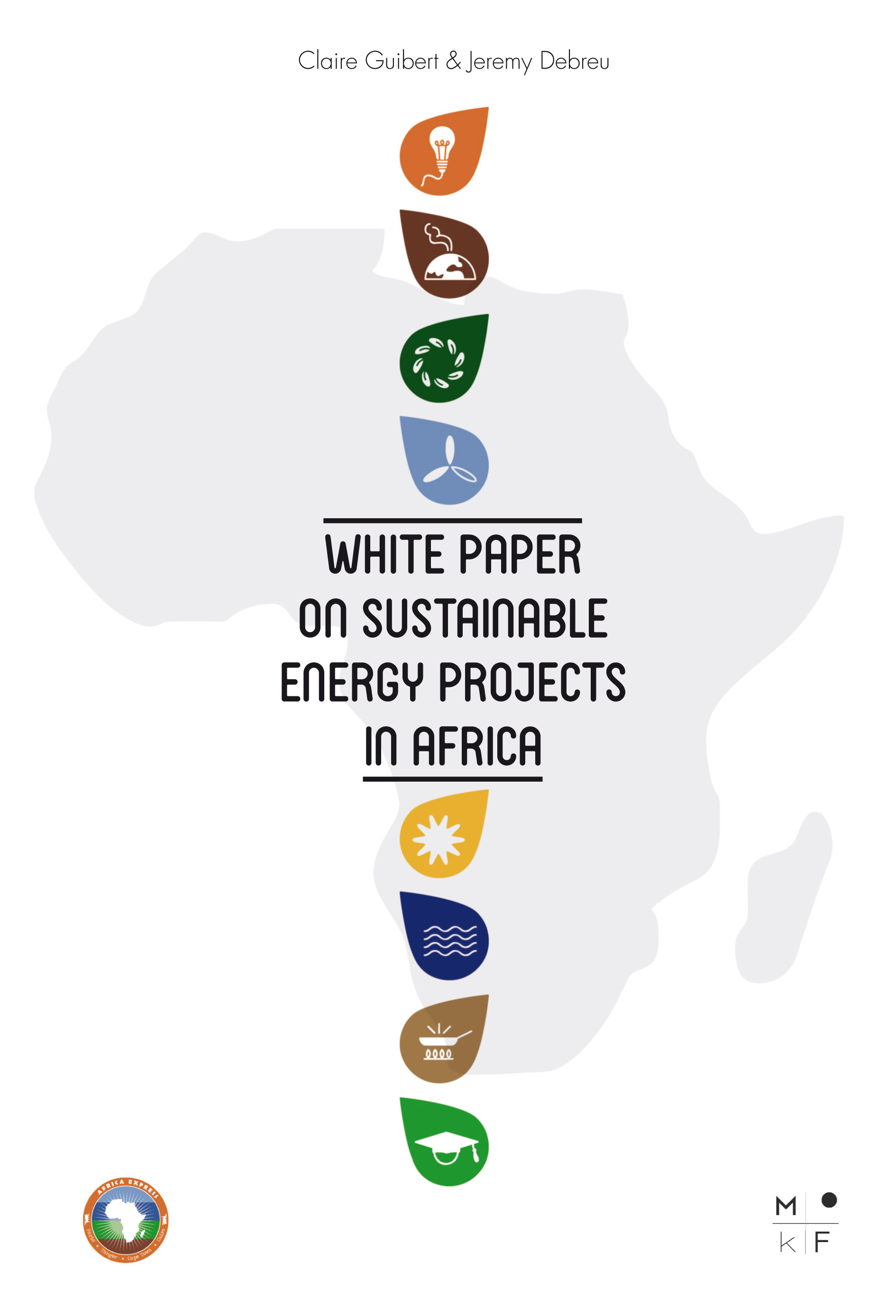 ebook cover of White Paper on sustainable energy projects in Africa, by Claire Guibert, Jeremy Debreu