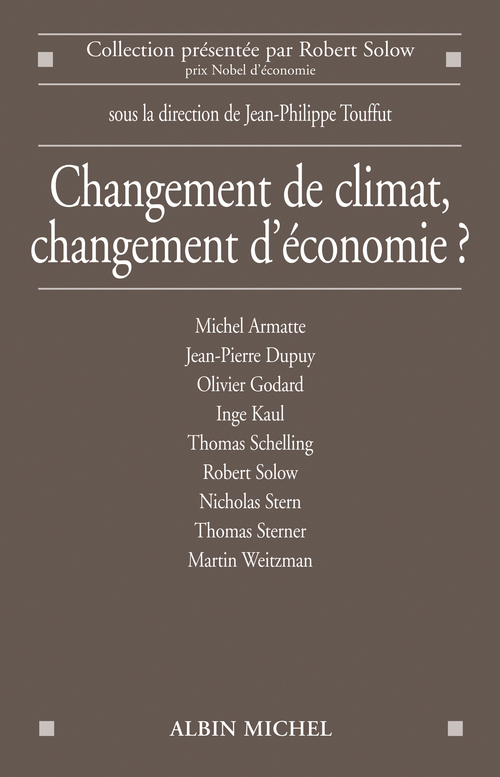 Couverture ebook de Changement de climat, changement d'économie ?, de Collectif