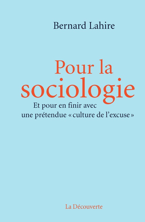 ebook cover of Pour la sociologie, by Bernard Lahire
