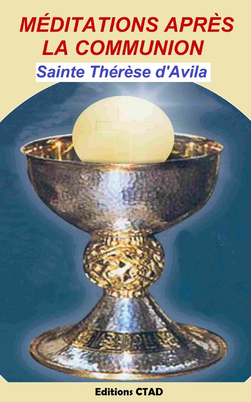 Couverture ebook de Méditations après la communion, de Sainte thérèse d'avila