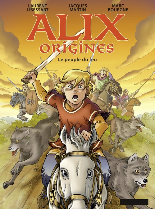 ebook cover of Alix Origines (Tome 2) - Le peuple du feu, by Jacques Martin, Marc Bourgne, Laurent Libessart