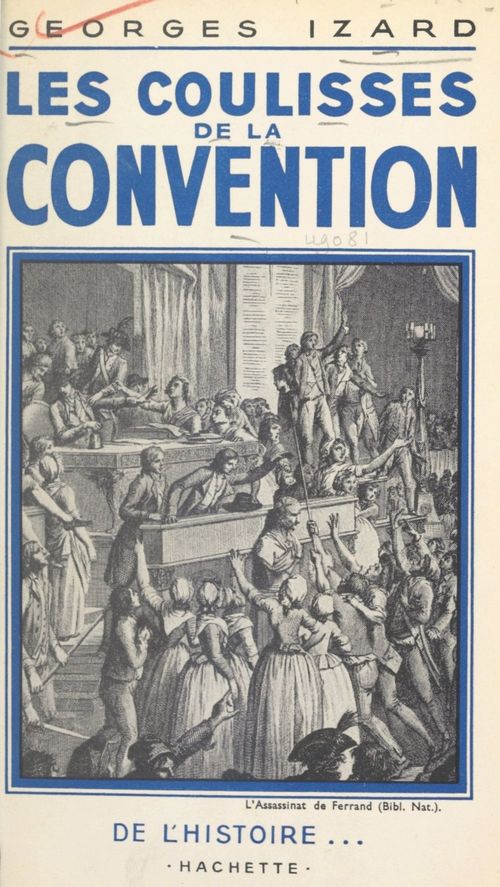 Couverture ebook de Les coulisses de la Convention, de Georges Izard