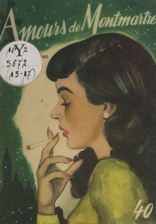 ebook cover of Amours de Montmartre, by Gaston Montho