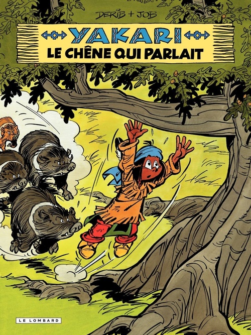 Couverture ebook de Yakari - Tome 28 - Le Chene qui parlait, de Job, Derib