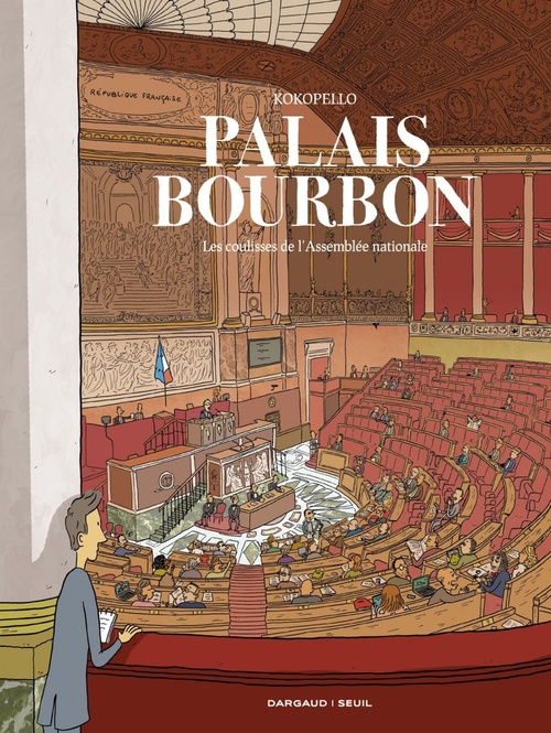 Couverture ebook de Palais-Bourbon, les coulisses de l'Assemblée nationale, de Kokopello