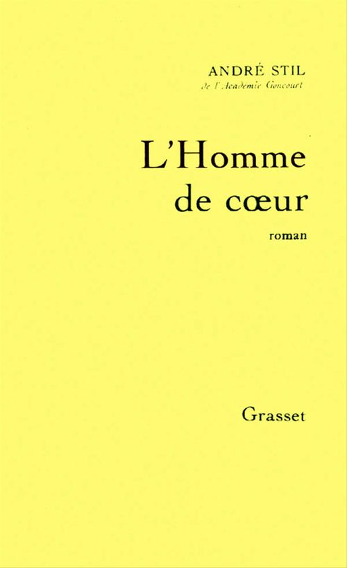 Couverture ebook de L'homme de coeur, de André Stil