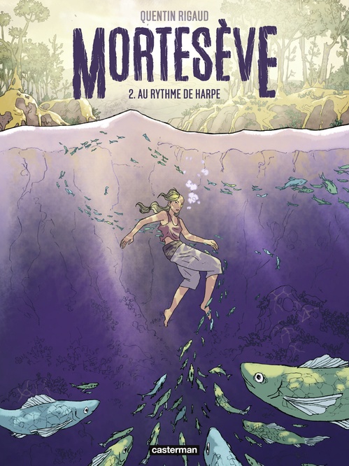 Couverture ebook de Mortesève (Tome 2) - Au rythme de Harpe, de Quentin Rigaud