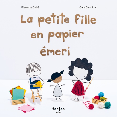audiobook cover of La petite fille en papier émeri, by Pierrette Dubé