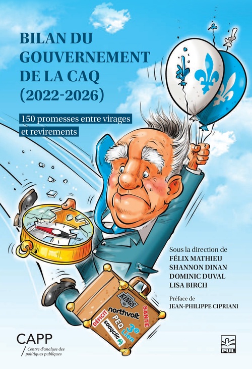 ebook cover of Bilan du gouvernement de la CAQ (2022-2026), by Mathieu Felix