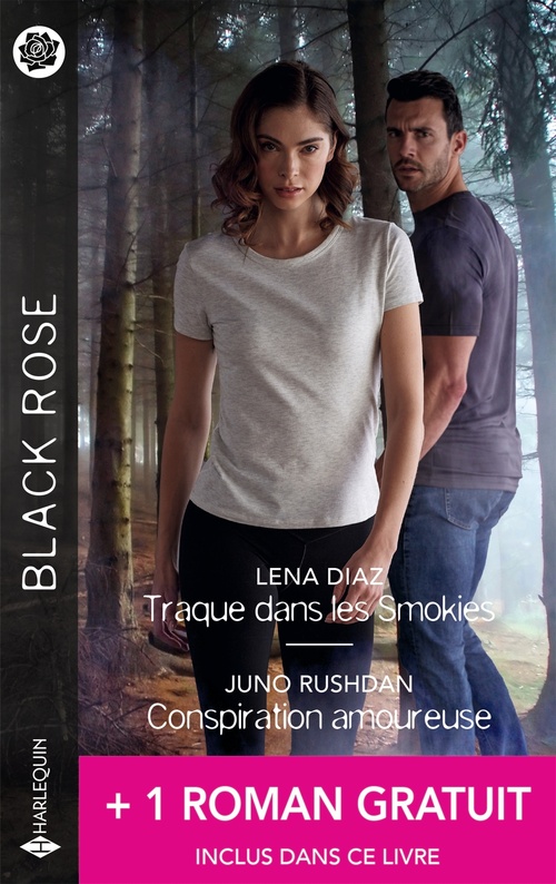 Couverture ebook de Traque dans les Smokies - Conspiration amoureuse + 1 roman gratuit, de Lena Diaz, Mallory Kane, Juno Rushdan
