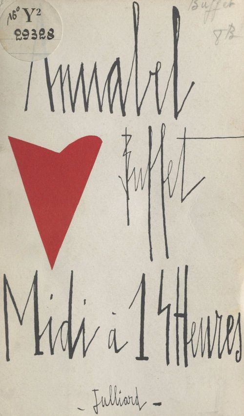 ebook cover of Midi à 14 heures, by Annabel Buffet