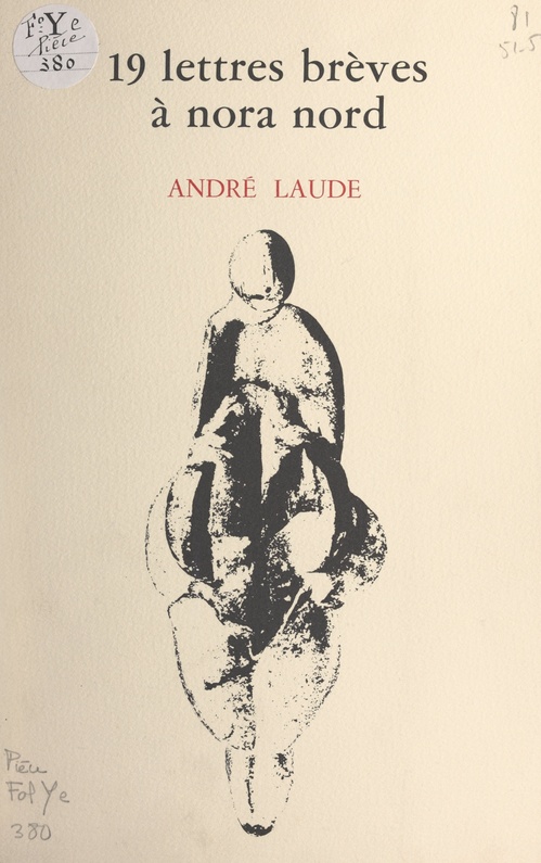 ebook cover of 19 lettres brèves à Nora Nord, by Andre Laude