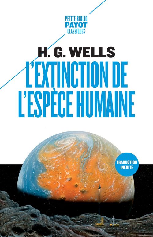 Couverture ebook de L'Extinction de l'espèce humaine, de H. g. Wells