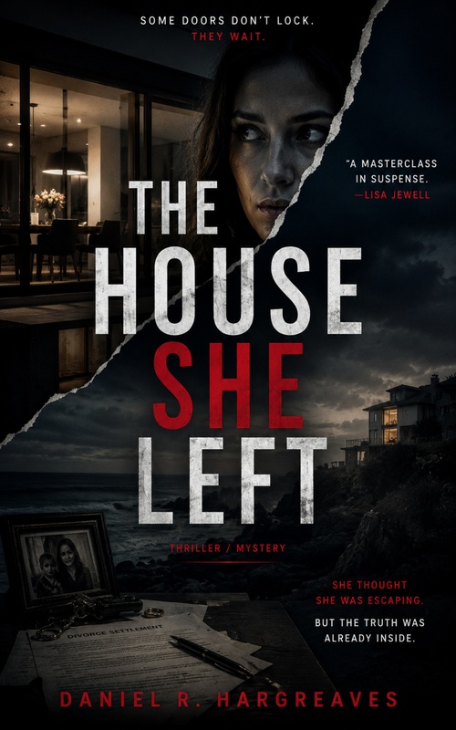 Couverture ebook de THE HOUSE SHE LEFT, de Daniel R. Hargreaves