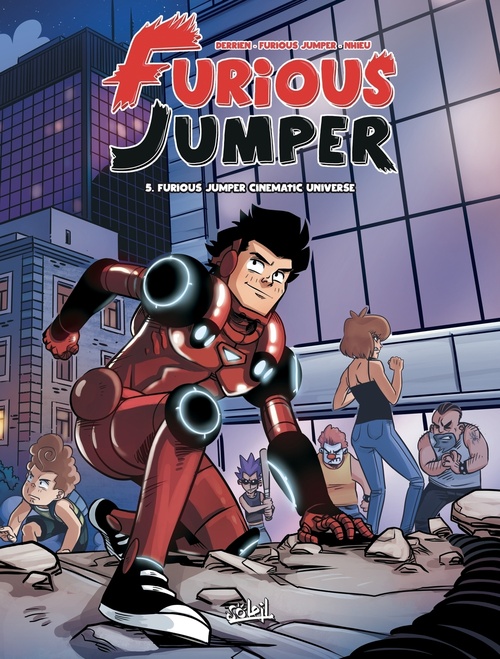 ebook cover of Furious Jumper T05 - Furious Jumper Cinematic Universe, by Jean-Christophe Derrien, Emmanuel Nhieu